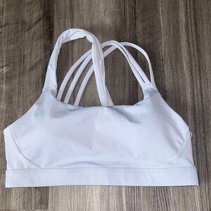 Athleta large Train Free Sports Bra A-C women’s light blue athletic strappy